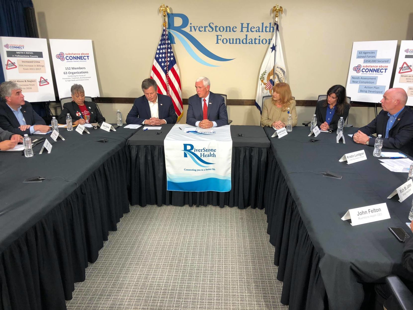 Vice President Mike Pence at RiverStone Health